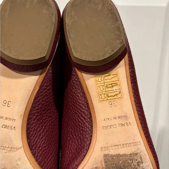 Nicholas Kirkwood Beya Burgundy Flats Women’s Size EU 36 - Picture 7 of 7
